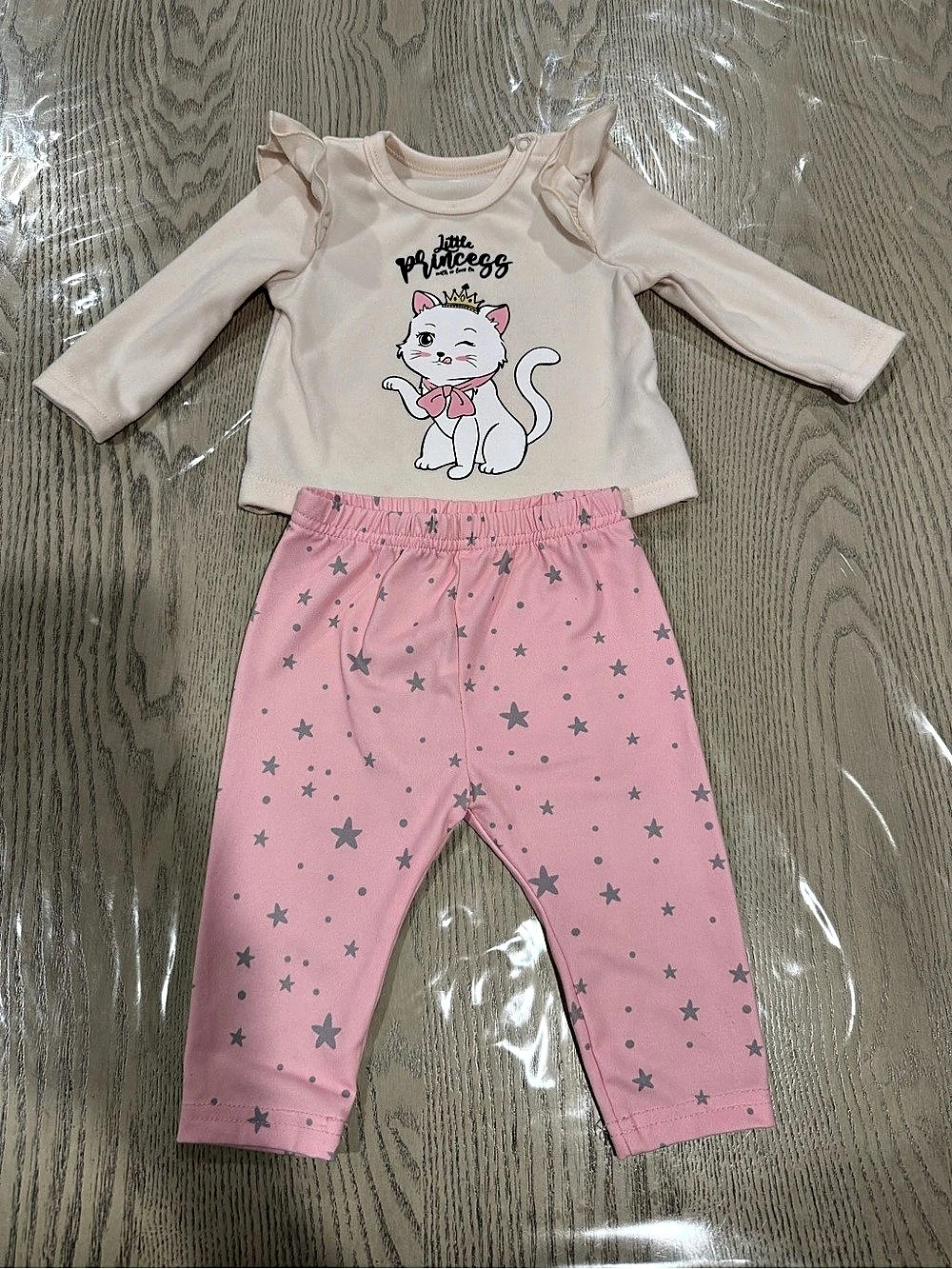 shein baby girl princess cat 2 piece outfit